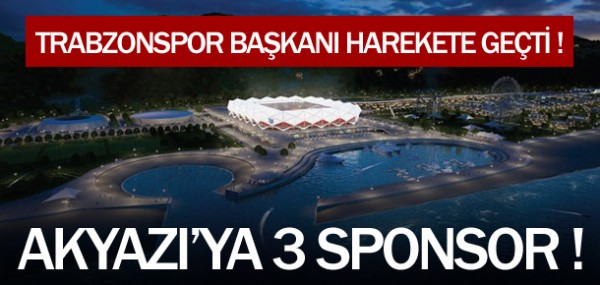 Trabzonspor'a sponsorluk iin 3 aday